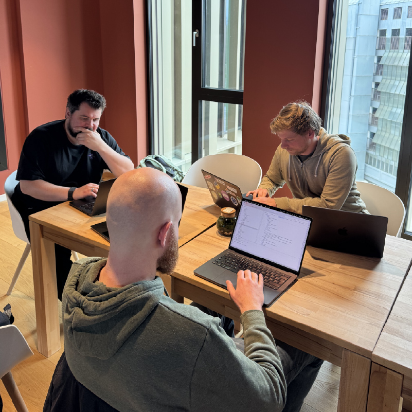 Open Hippo team collaborating
