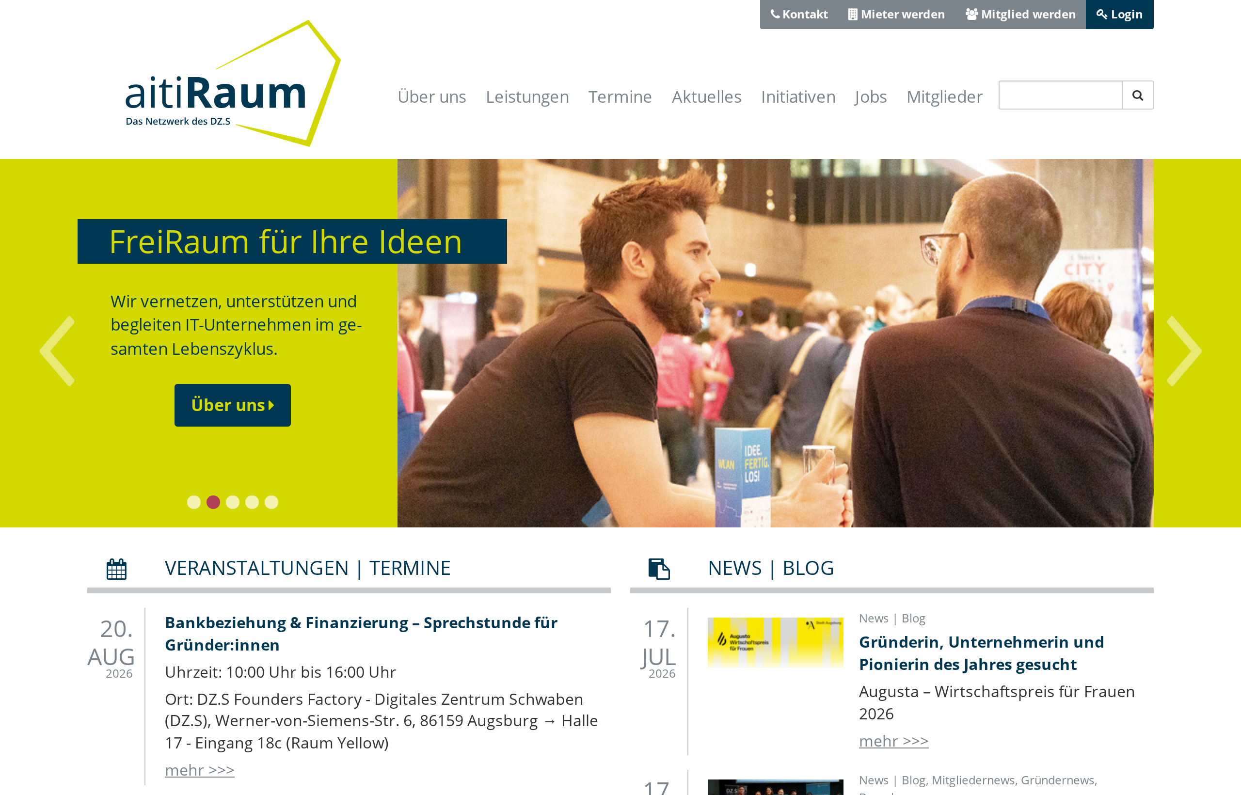 Website von aitiRaum