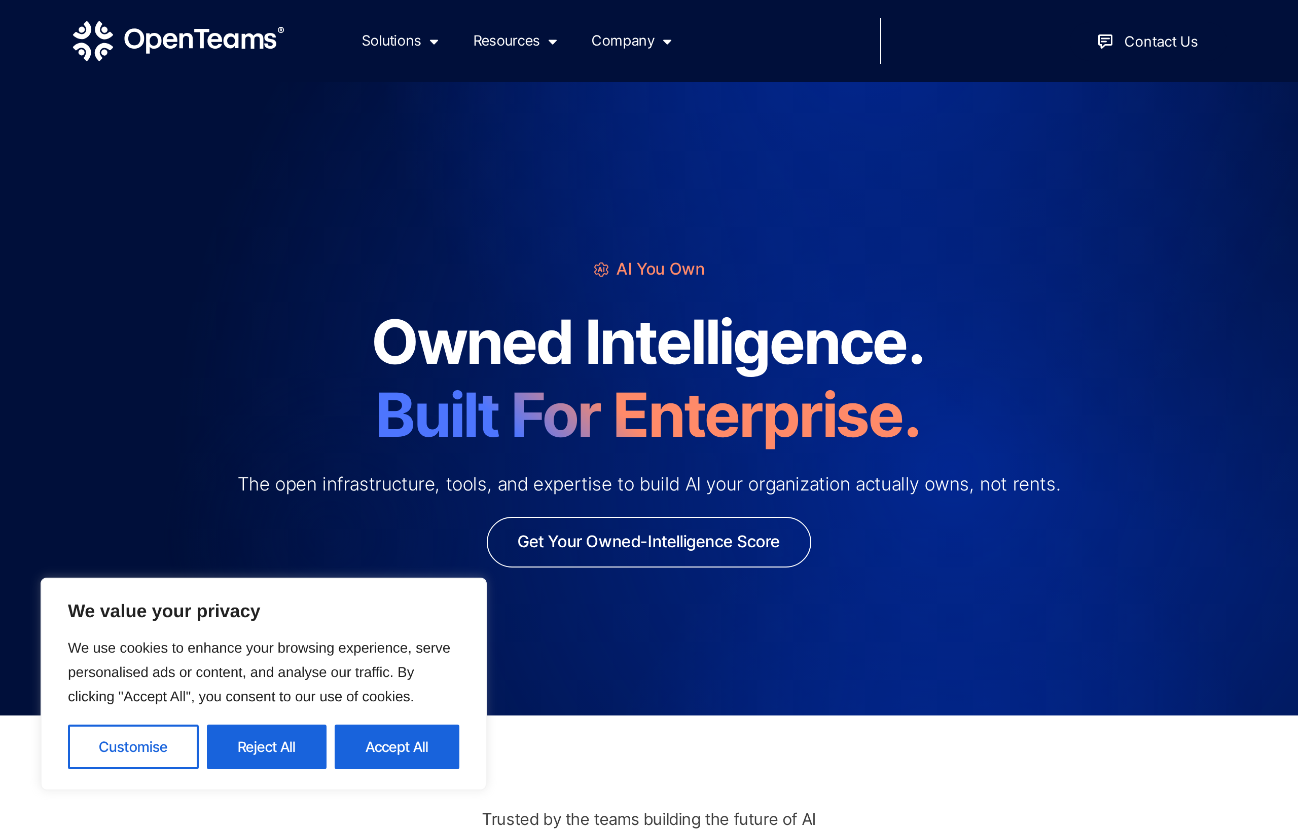 Website von OpenTeams